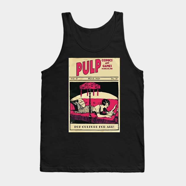 Pulp Reader Tank Top by PULP Comics and Games